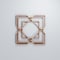 Ekena Millwork Extra Small Lakewood Decorative Fretwork Wood Wall Panels, Cherry, 7 3/8"W x 7 3/8"H x 3/8"T WALW08X08X0375LWDCH - alternate 2